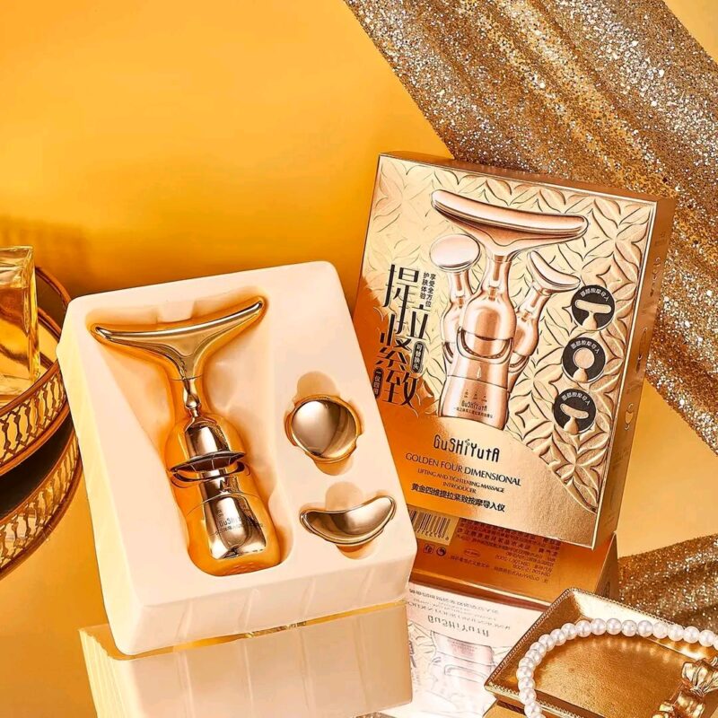 All in One Skin Care Solution For Your Face_Neck & Eye (Golden Colour)