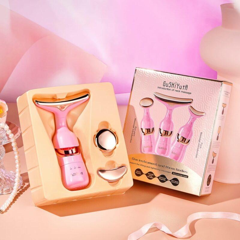 All in One Skin Care Solution For Your Face_Neck & Eye (Pink Colour)