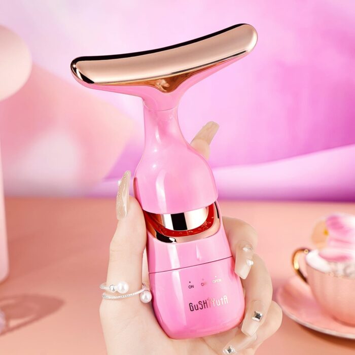 All in One Skin Care Solution For Your Face_Neck & Eye (Pink Colour) - Image 2